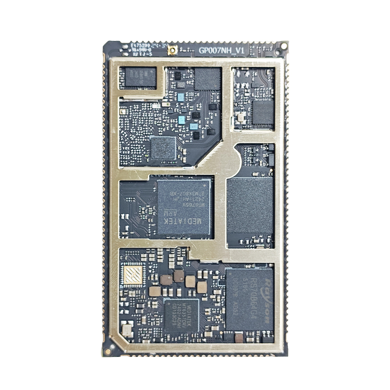 How does the car navigation arm core board ensure the real-time performance of the high-precision positioning module?